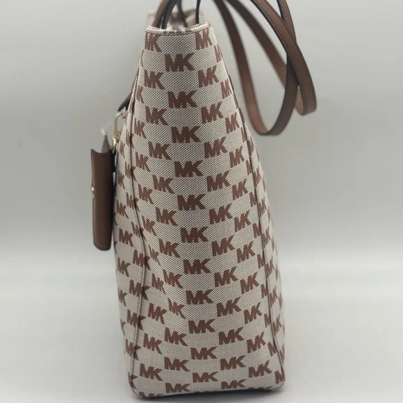 Michael Kors Vincent Large Logo Jacquard Tote Bag with Card Case NWT - Picture 5 of 15